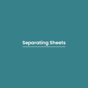 Separating Sheets